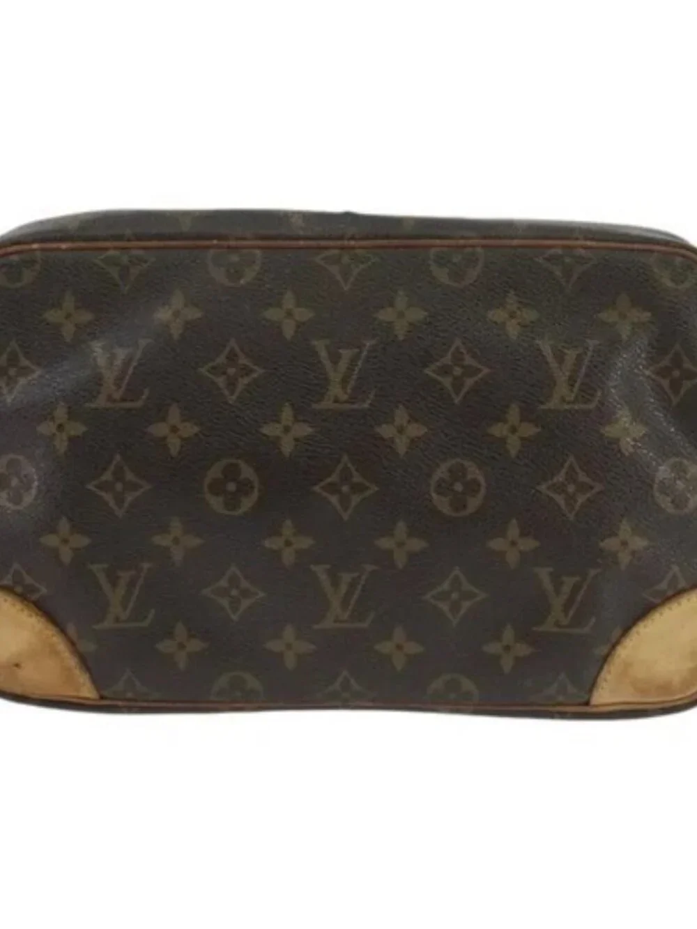 LOUIS VUITTON Monogram Compiegne 28 Clutch Bag M51845 LV Auth 97857